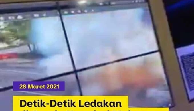 Detik-Detik Ledakan di Gereja Katedral Makassar