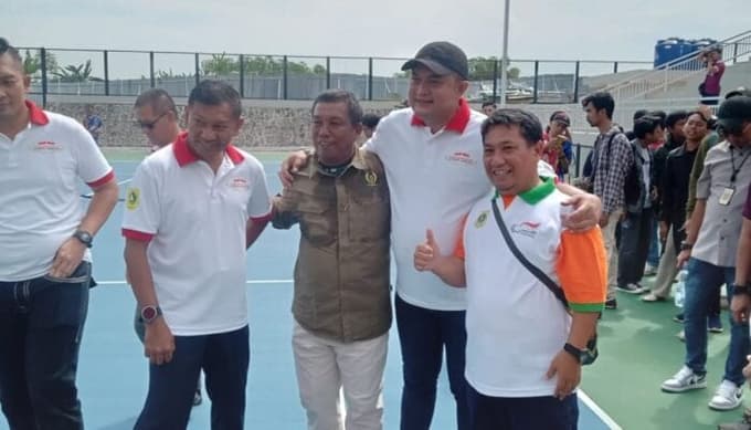 Lapangan Tenis Kapten Muslihat Diresmikan Dilingkungan Stadion Pakansari