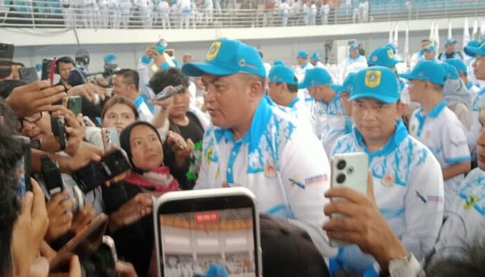 Bupati Rudy Minta Para Atlet Fokus Bertanding Di Porpvov, Uang Pembinaan Aman